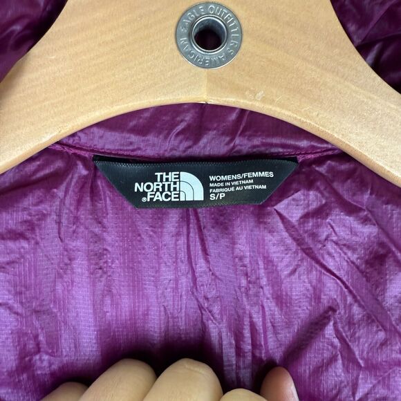 The North Face Women’s Thermoball Vest Rare Print Orange Purple Small Watercolor - Picture 5 of 11